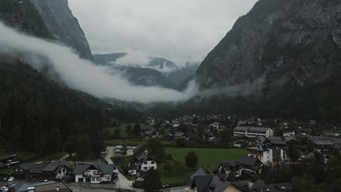 A village between the mountains (nocopyright)