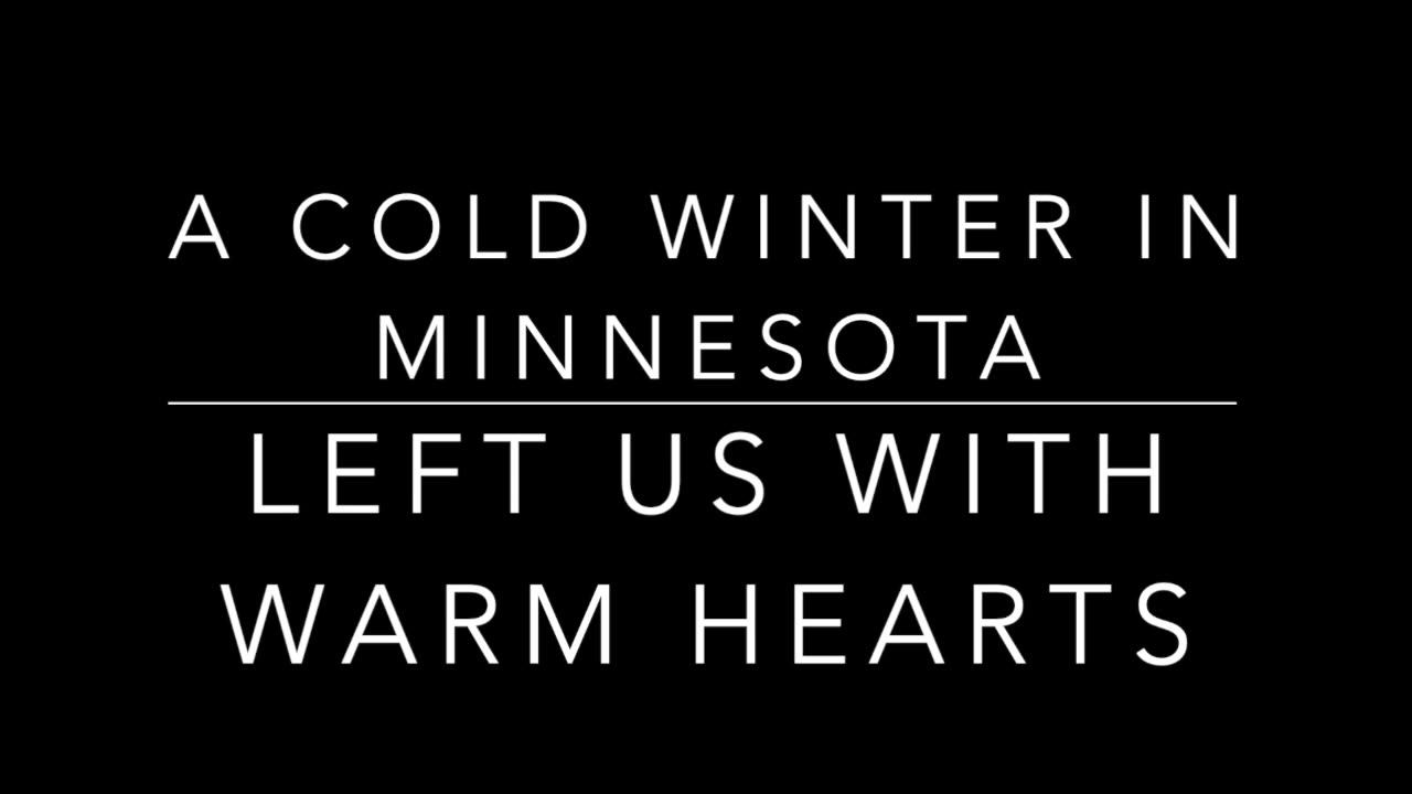 From the tropics to Winter in Minnesota