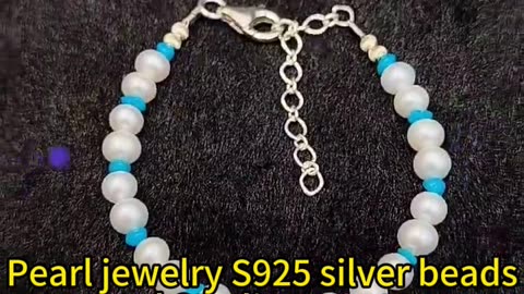 GN-20241030-02 Pearl jewelry S925 silver beads natural Sterling treatment Turquoise with shape