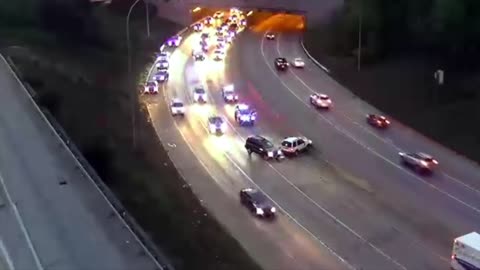 Lowry Tunnel Rollover on Camera - Just Occurred