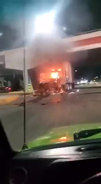 A video from today from Nuevo Laredo, Mexico near the US border