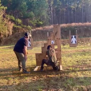 One of our students absolutely killing it on the range!