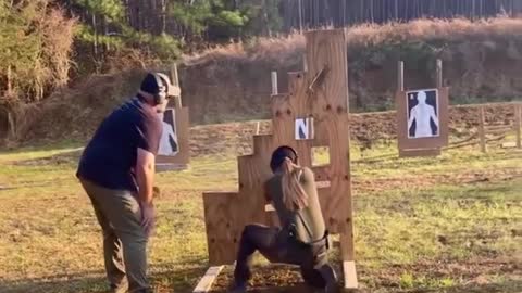 One of our students absolutely killing it on the range!