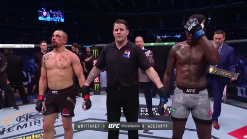 Israel Adesanya vs Robert Whittaker 1