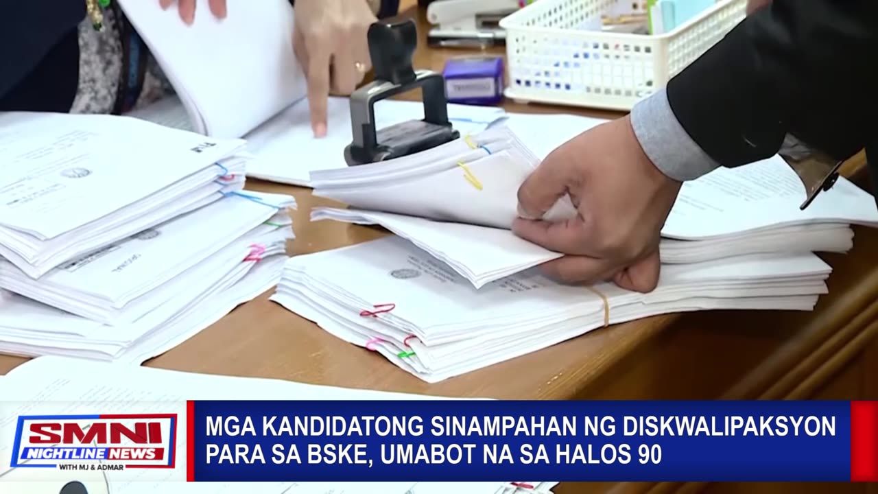 Mga kandidatong sinampahan ng diskwalipaksyon para sa BSKE, umabot na sa halos 90