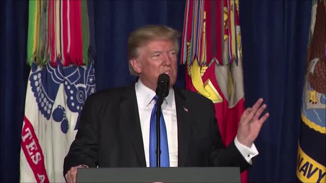 President Trump's Take On Military Strategy: Unpredictability