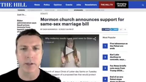 2014. Mormons Endorse Gay Marriage 🛑 SaintsReport