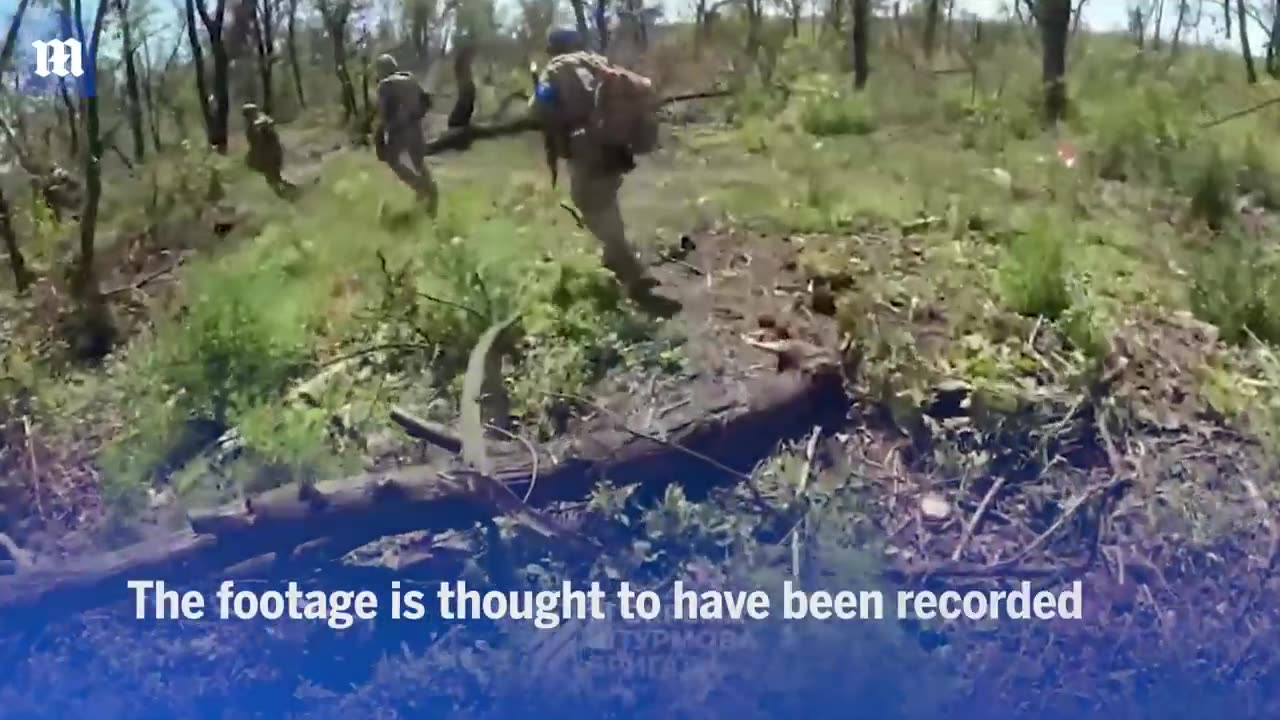 Ukraine troops storm Russian trenches with heavy gunfire and grenades