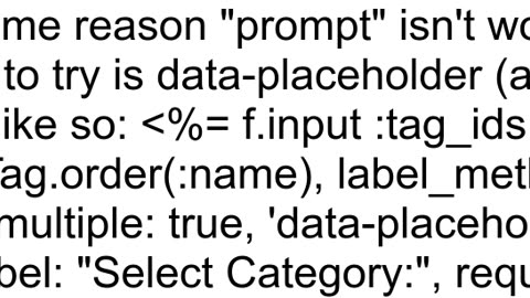 How to set placeholder text for collection field