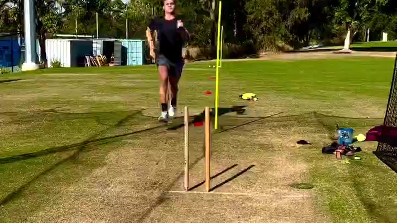 Spencer Johnson Wonderful bowling action