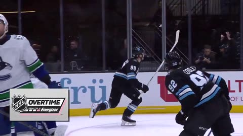 Sergachev seals the deal! 💥 The @utahhockeyclub take the OT win! #NHL #HockeyTwitter