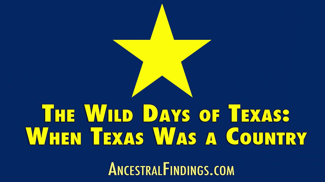 The Wild Days of Texas: When Texas Was a Country | AF-410