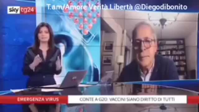 Il dott. Crisanti finalmente ammette il rischio sui vaccini