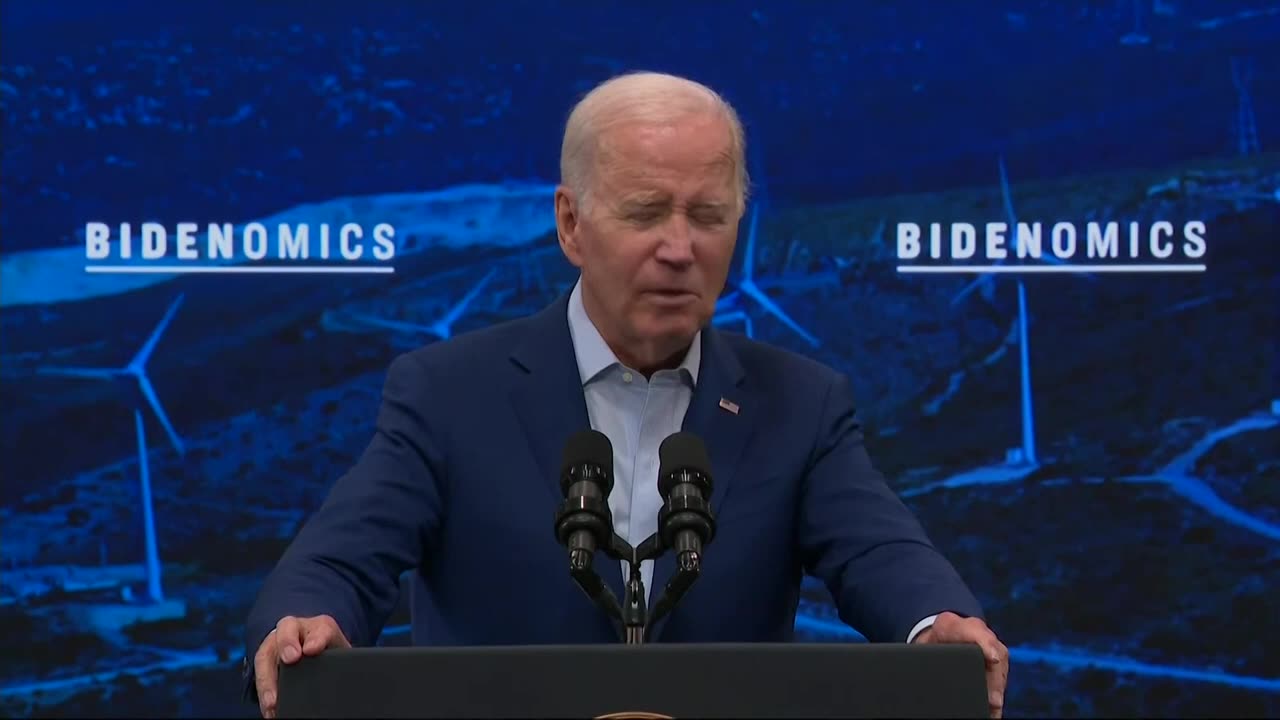 Usa President Joe biden Speak about "bidecnomic" in new mexico