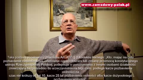 Tadeusz Cichocki o wypowiedzeniu posłuszeństwa nielegalnym organom państwa - w 5 minut