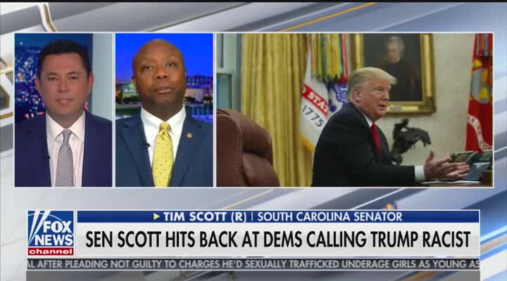 Tim Scott says President Donald Trump is not a racist