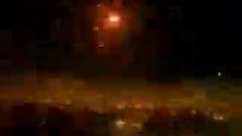 in an airplane over israel