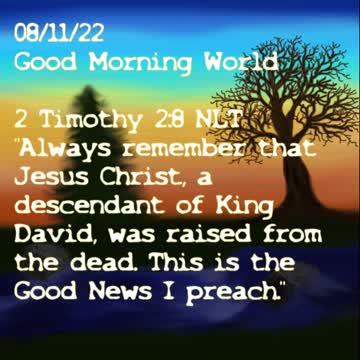 Daily Message from Rev. Ernie, August 11 2022