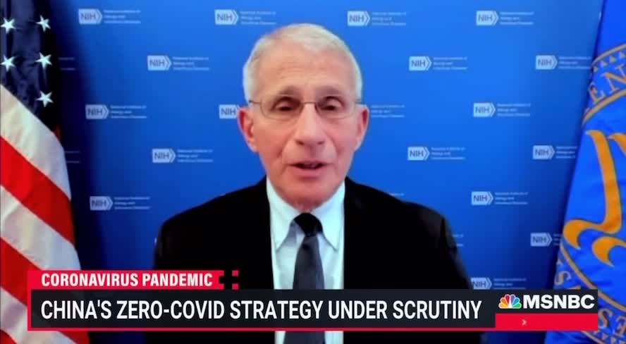 FAUCI PRAISES COMMUNIST CHINA LOCKDOWNS: ‘You Use Lockdowns to Get People Vaccinated’