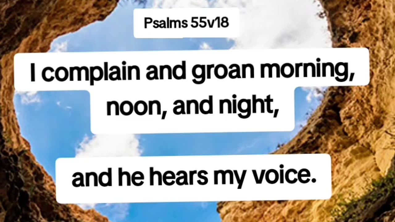 Psalms 55 verse 18