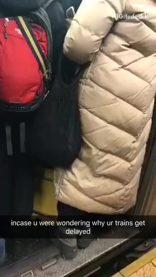 Incase u were wondering why ur trains get delayed