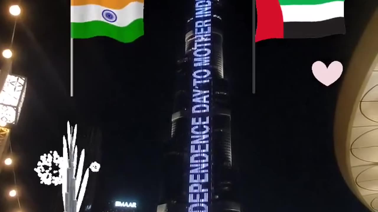 #IndianIndependencday #celebrate #to #burjkhalifa #dubai