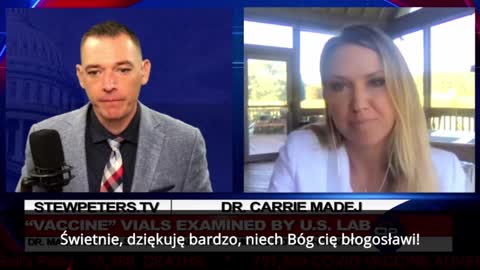 Dr Carrie Madej przedstawia na Stew Peters Show swoje odkrycia