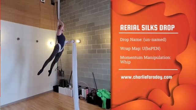 Aerial Silks Drop: Salto Whip