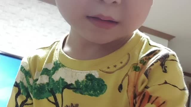 A child says "Goodnight"