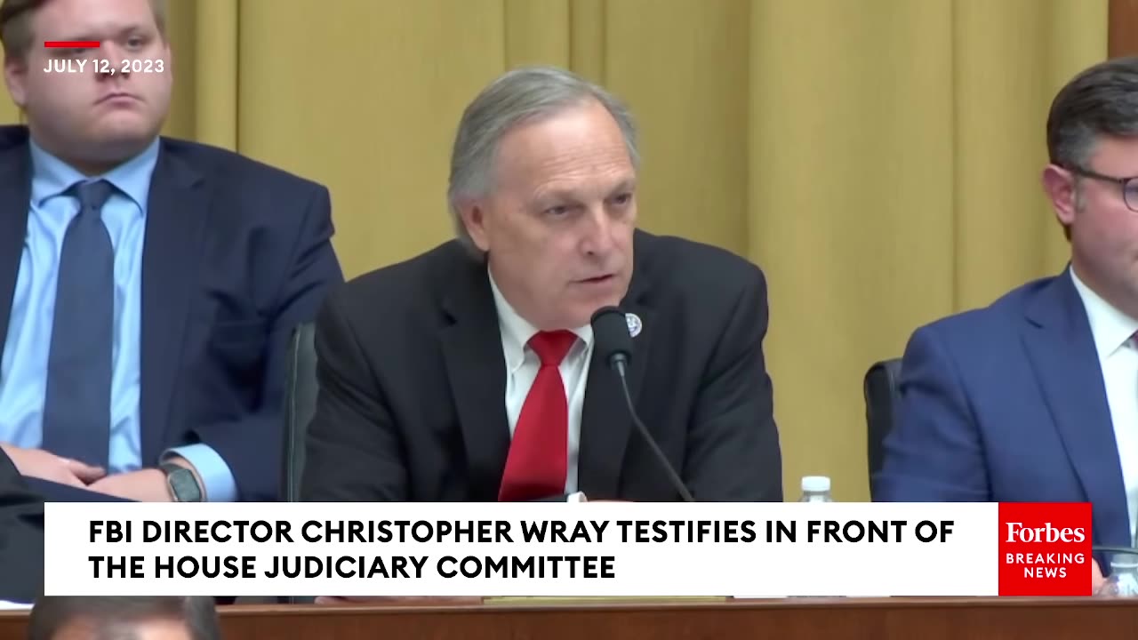 J6 Christopher Wray questioned by the House Judiciary Committee Andy Biggs