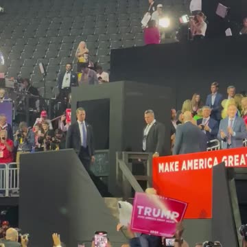 POWERFUL: Trump Makes An Entrance To "Higher" By Creed