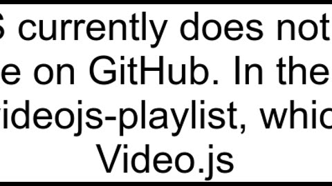 Can I use VideoJS as an audio player