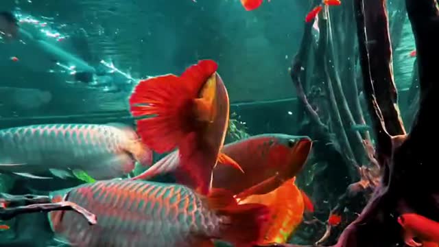 Observe the condition of this arowana every day