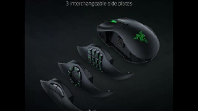 Razer Naga Trinity Gaming Mouse: 16,000 DPI Optical Sensor