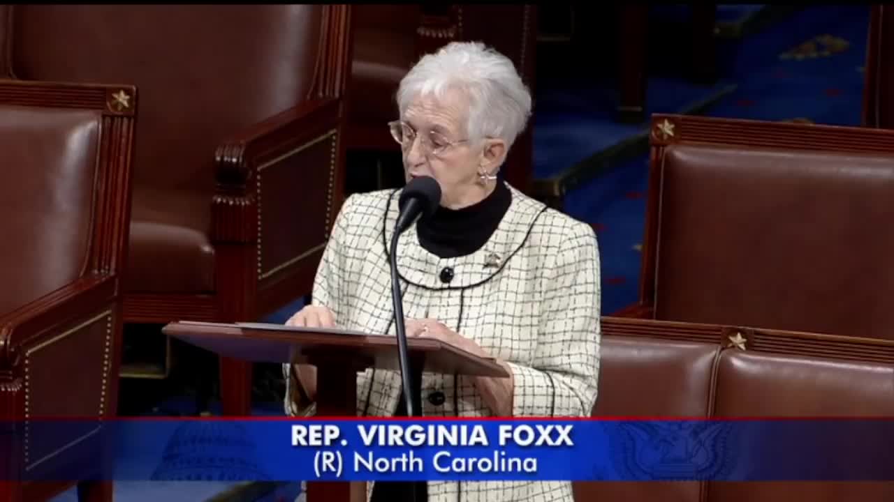 GOP Lawmaker:Virginia Foxx (R-NC) Joe Biden is Giving US 'The Christmas Gift That Nobody Asked For'