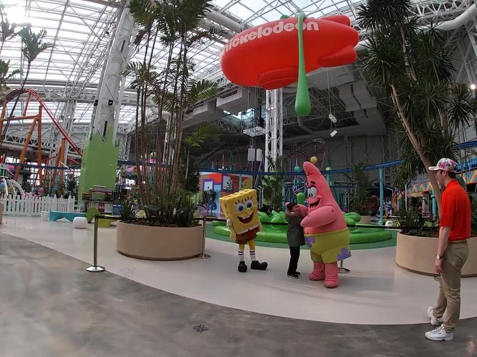 Spencer with SpongeBob and Patrick