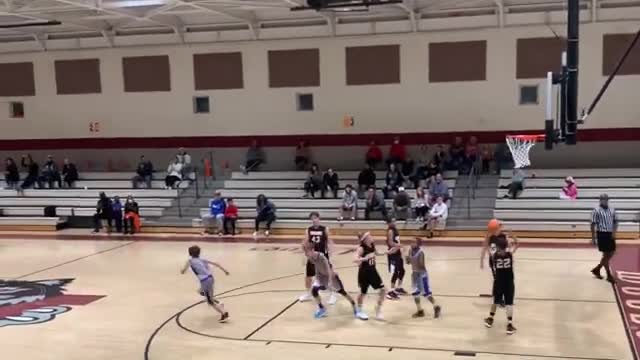 LJ McTeer scores 7 straight unanswered against older team (5th Grade)