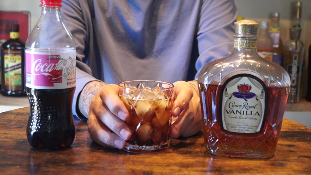 Vanilla Crown Royal & Coke Move
