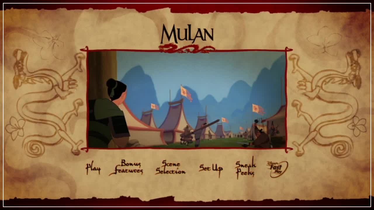 Mulan - DVD Menu