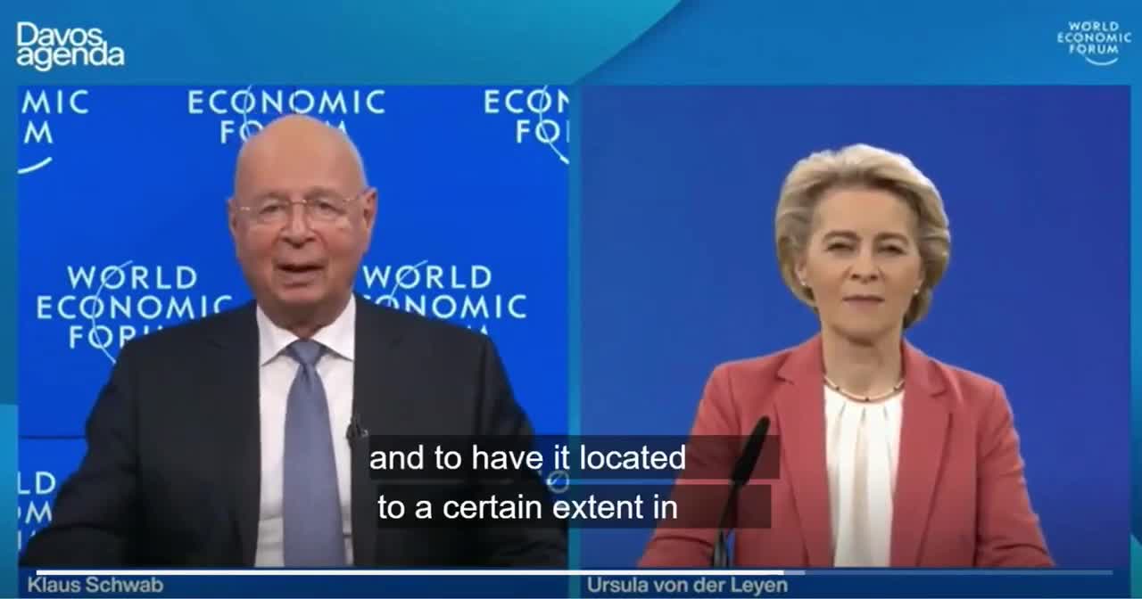 Klaus Schwab discusses the "European Chips Act" "Physical brain for digitalization"