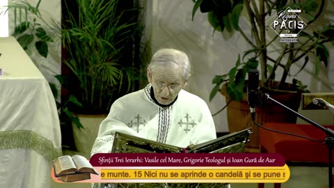 Mulți s-au sfințit în prezența lor sfântă: cei trei Sfinți Ierarhi Vasile, Grigorie și Ioan