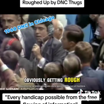 Dan Rather - CBS roughed up by DNC Thugs