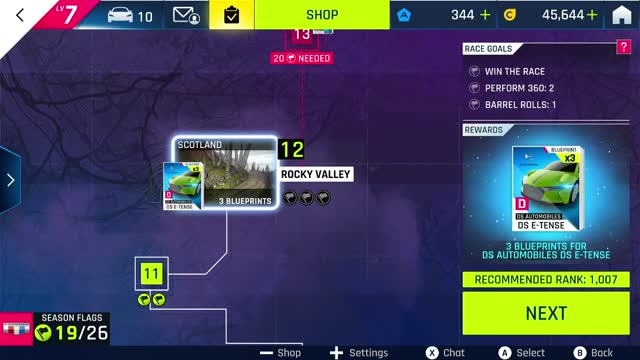 Asphalt 9 Legends - Scotland - Rocky Valley - Camaro LT