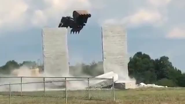 The Georgia Guidestones destruction!