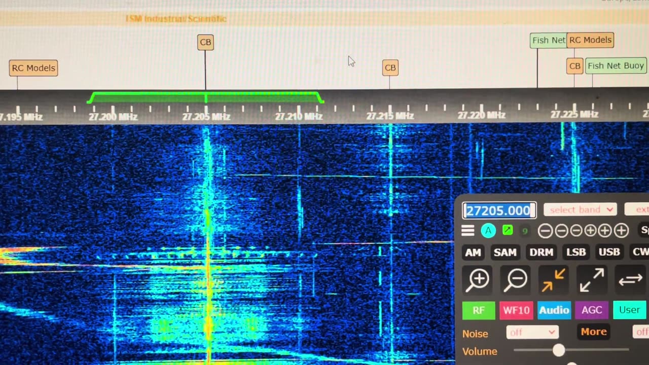 27.080 MHz FM Data Bursts or Pager Paging On 27MHz CB Radio Band - Via G8JNJ SDR 15 December 2023