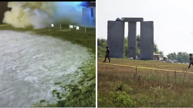 Guidestone Monument Bombed In Elberton Ga