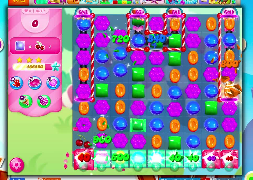 Candy Crush Level 8611 (No Boosters) 1/21/21 version