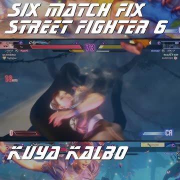 Kuya Kalbo Six Match Fix Street FIghter 6: 05-25-2024