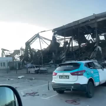 Destroyed iqos warehouse and office in Ukraine by Russian creatures