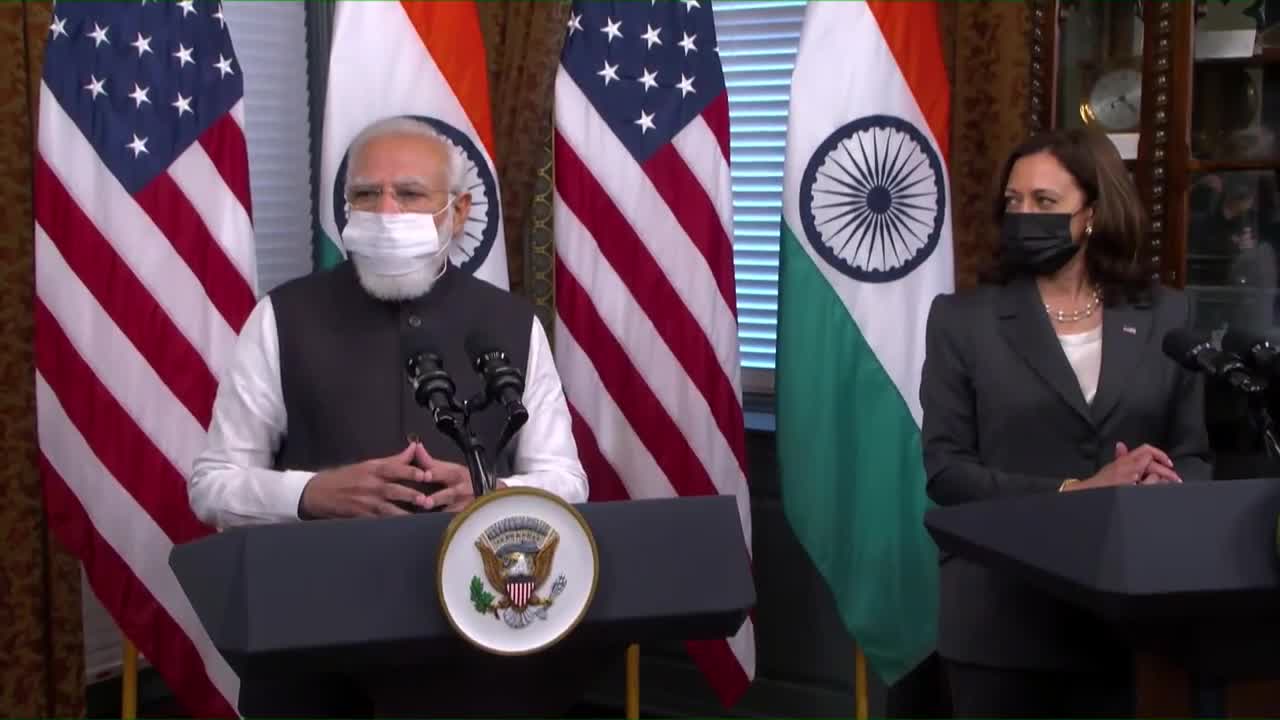 PM Modi's remarks during bilateral meeting with US VP Kamala Harris Narendra Modi